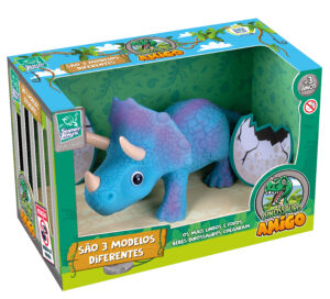 489 - Dinossauro Amigo - Tricerátops, Embalagem